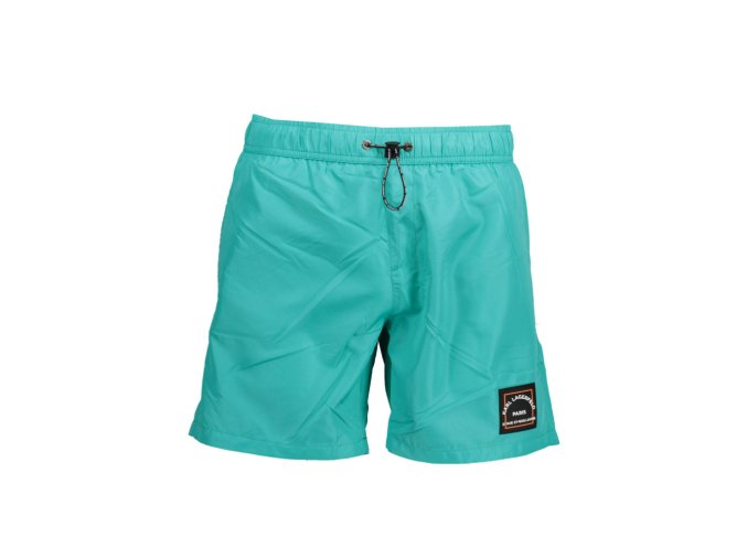 KARL LAGERFELD BEACHWEAR Perfektné Pánske Plavky Zelená (Veľkosť S, Farba zelená)