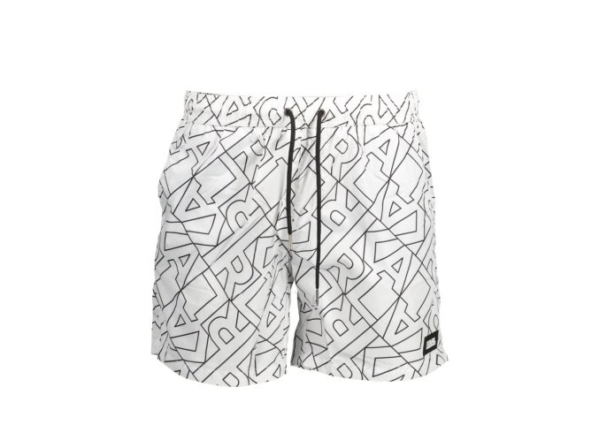 KARL LAGERFELD BEACHWEAR Perfektné Pánske Plavky Biela (Veľkosť S, Farba Biela)