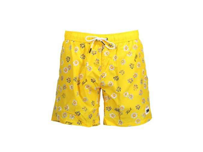 KARL LAGERFELD BEACHWEAR Perfektné Pánske Plavky Žltá (Veľkosť S, Farba žltá)