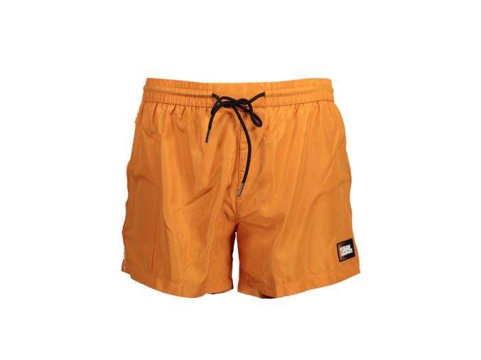 KARL LAGERFELD BEACHWEAR Perfektné Pánske Plavky Oranžová (Veľkosť S, Farba oranžová)