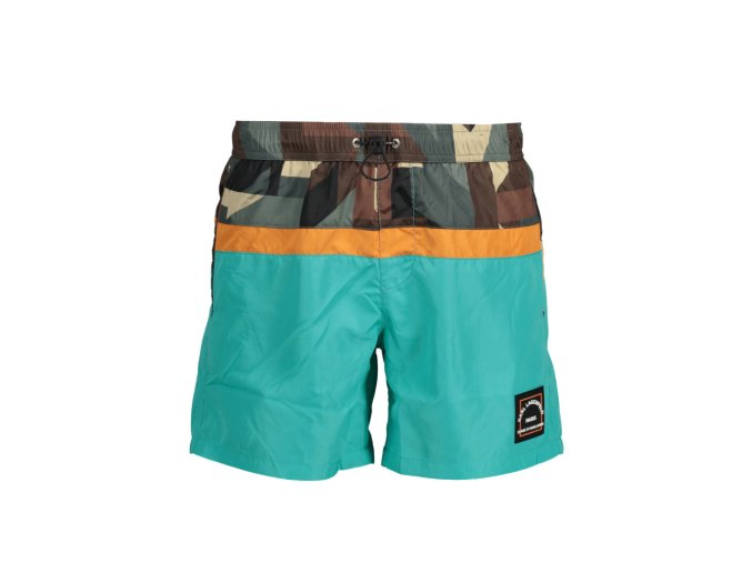 KARL LAGERFELD BEACHWEAR Perfektné Pánske Plavky Zelená (Veľkosť S, Farba zelená)