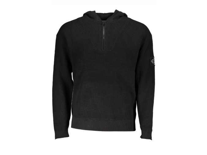Calvin Klein Štýlový Pánsky Pulóver Čierna (Veľkosť S, Farba čierna)