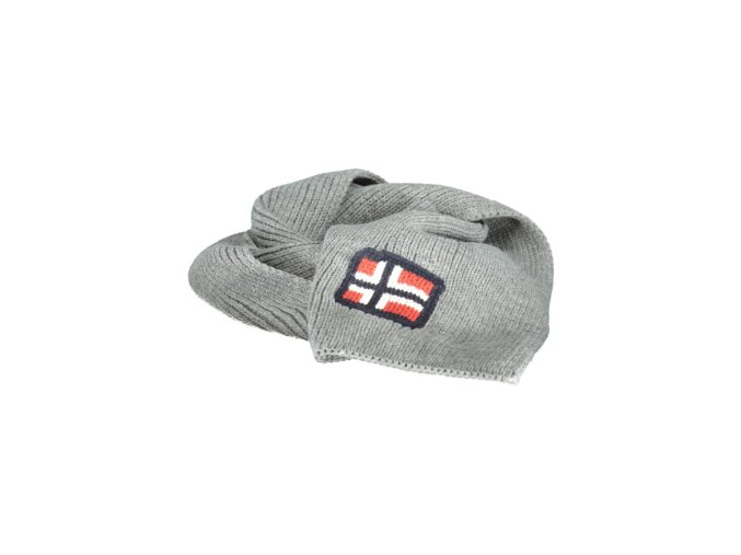 NORWAY 1963 Štýlový Pánsky Šál Šedá