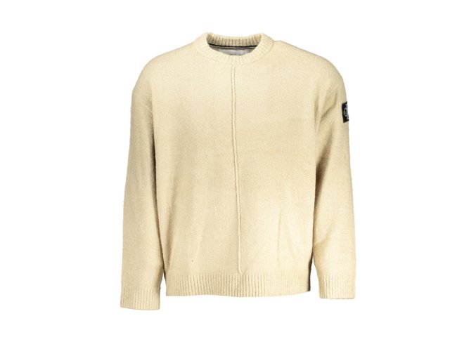 Calvin Klein Štýlový Pánsky Pulóver Béžová (Veľkosť S, Farba Bežová)