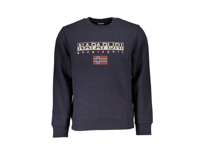 Napapijri Perfektná Pánska Mikina Modrá