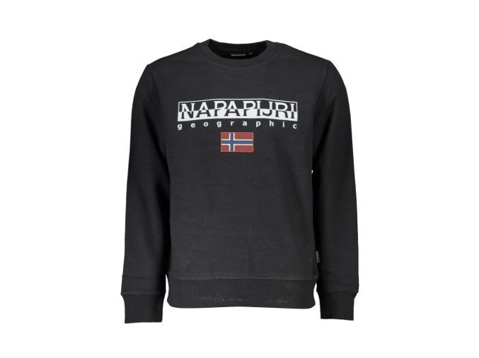 Napapijri Perfektná Pánska Mikina Čierna