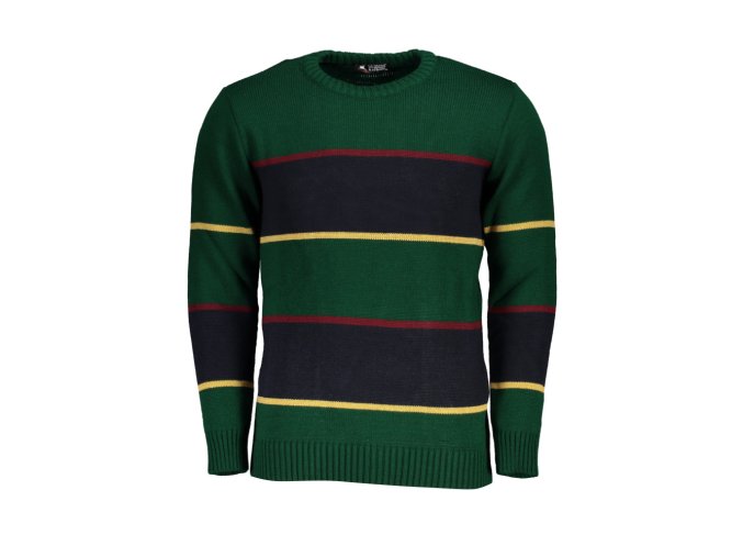 U.S. GRAND POLO Štýlový Pánsky Pulóver Zelená (Veľkosť 2XL, Farba zelená)
