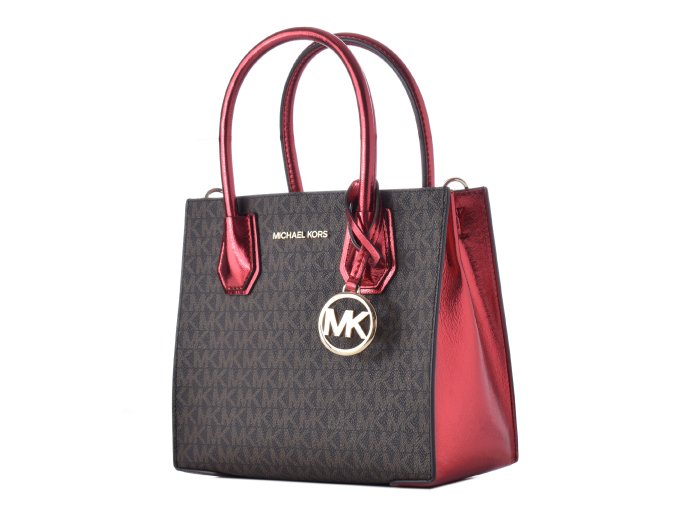 Dámska Kabelka MICHAEL KORS 22X19X10CM 35H3GM9M2B-CRIMSON