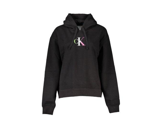 Calvin Klein Perfektná Dámska Mikina Čierna (Veľkosť XS, Farba čierna)