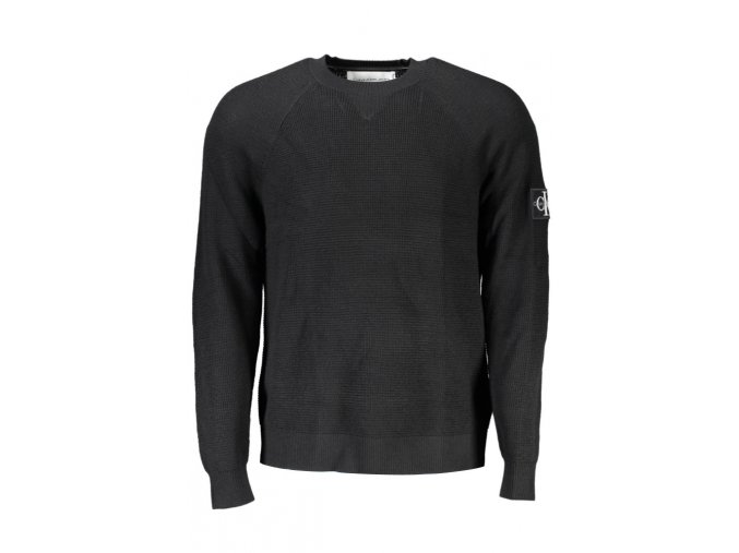 Calvin Klein Štýlový Pánsky Pulóver Čierna (Veľkosť S, Farba čierna)
