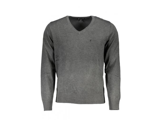 U.S. GRAND POLO Štýlový Pánsky Pulóver Šedá (Veľkosť 3XL, Farba šedá)