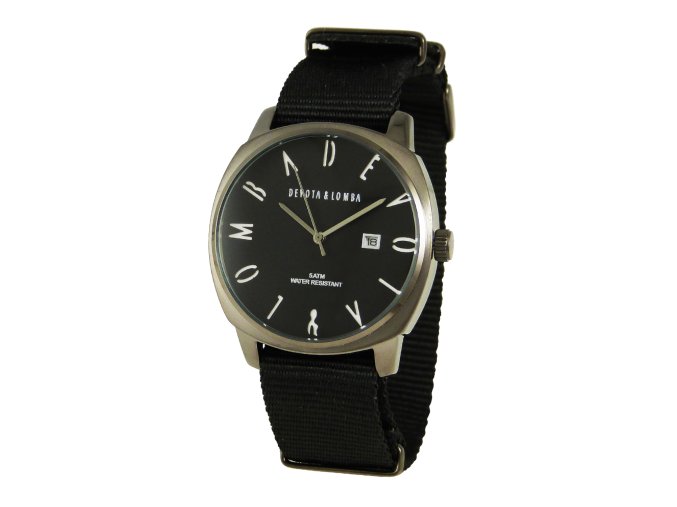 Pánske Hodinky DEVOTA & LOMBA DL008MSPBK-01BLACK 42MM