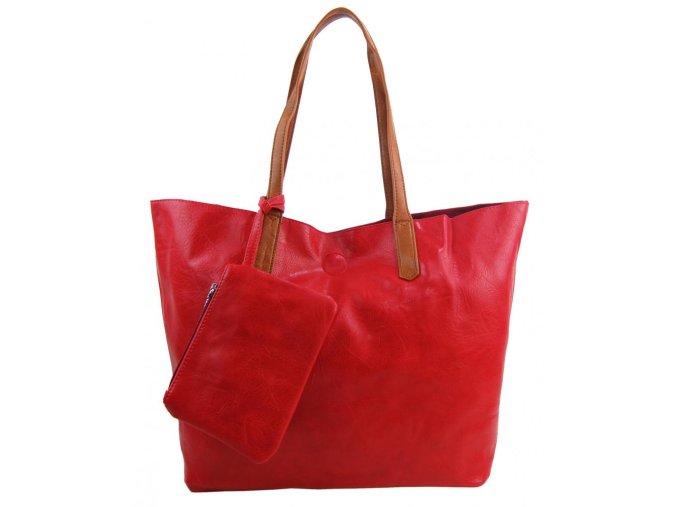 shopper damska kabelka h20233 cervena 1