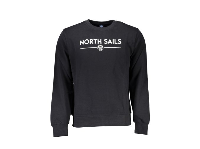 North Sails Perfektná Pánska Mikina Čierna (Veľkosť S, Farba čierna)