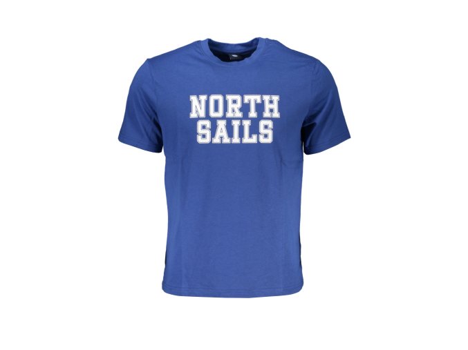 North Sails Perfektné Pánske Tričko Krátky Rukáv Modrá