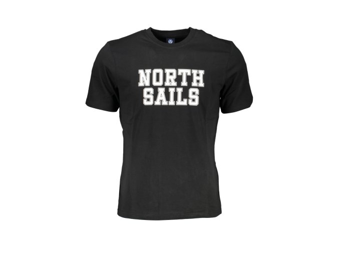 North Sails Perfektné Pánske Tričko Krátky Rukáv Čierna