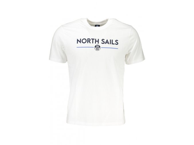 North Sails Perfektné Pánske Tričko Krátky Rukáv Biela