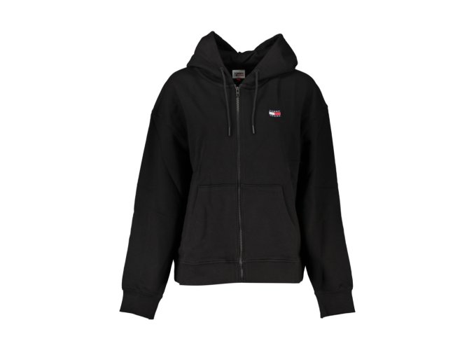 Tommy Hilfiger Perfektná Dámska Mikina so zipsom Čierna