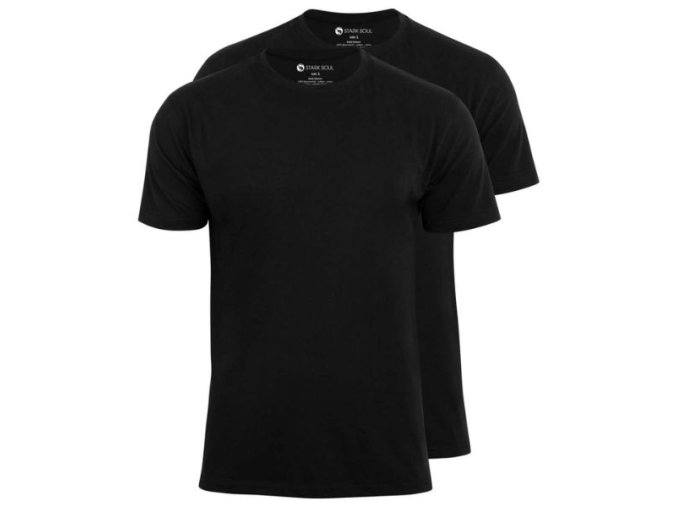 Pánske Tričko Stark Soul® set 2 kusy čierne (Veľkosť S, Farba čierna)