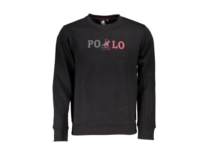 U.S. GRAND POLO Perfektná Pánska Mikina Čierna (Veľkosť XL, Farba čierna)