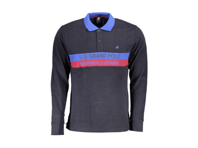 U.S. GRAND POLO Us Grand Polo Polo Maniche Lunghe Uomo Blu