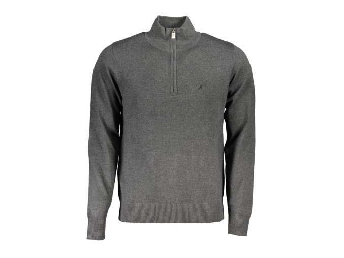 U.S. GRAND POLO Štýlový Pánsky Pulóver Šedá (Veľkosť 2XL, Farba šedá)