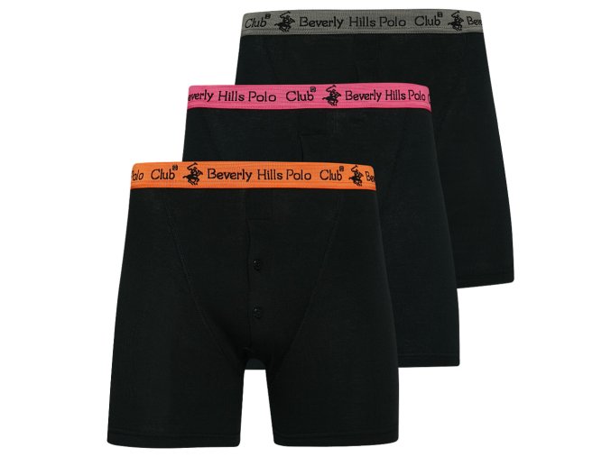 BEVERLY HILLS POLO CLUB BEVERLY HILLS POLO CLUB Men Boxer Shorts Pack of 3 M007-BFB-013