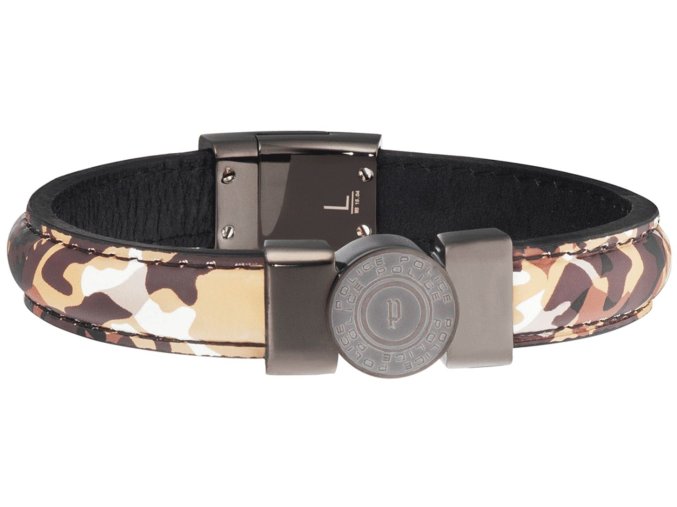 Pánsky Náramok POLICE PJ25556BLU.02-S 17CM