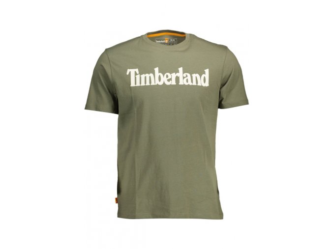 Timberland Perfektné Pánske Tričko Krátky Rukáv Zelená