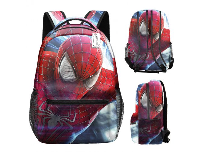 Detský / študentský batoh s potlačou celého obvodu motív Spider-Man