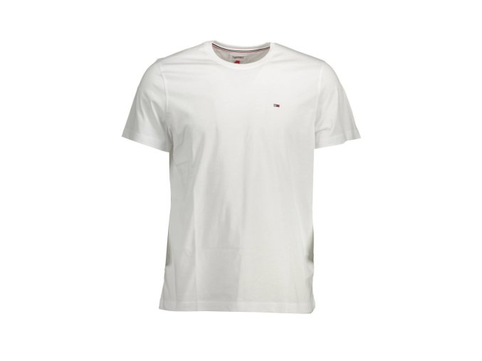 Tommy Hilfiger Perfektné Pánske Tričko Krátky Rukáv Biela