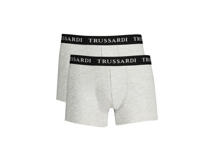 TRUSSARDI Perfektné Pánske Boxerky Šedá (Veľkosť M, Farba šedá)