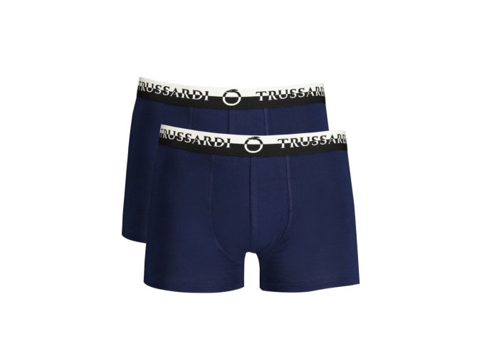 TRUSSARDI Perfektné Pánske Boxerky Modrá (Veľkosť M, Farba modrá)