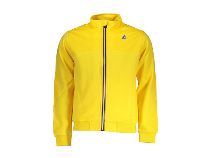 K-WAY Perfektná Pánska Mikina na zips Žltá