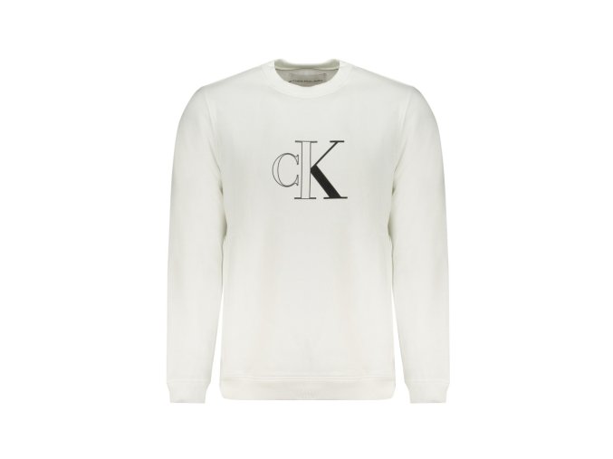 Calvin Klein Perfektná Pánska Mikina Biela