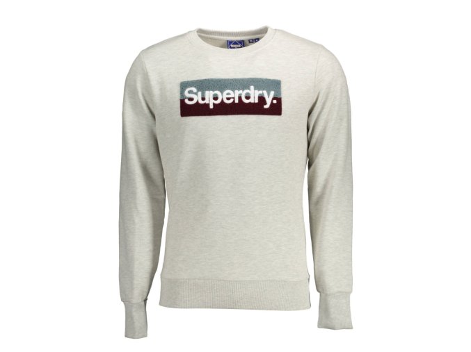 Superdry Perfektná Pánska Mikina Šedá (Veľkosť 2XL, Farba šedá)