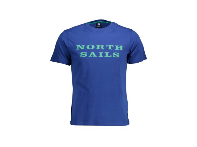 North Sails Perfektné Pánske Tričko Krátky Rukáv Modrá (Veľkosť XL, Farba modrá)