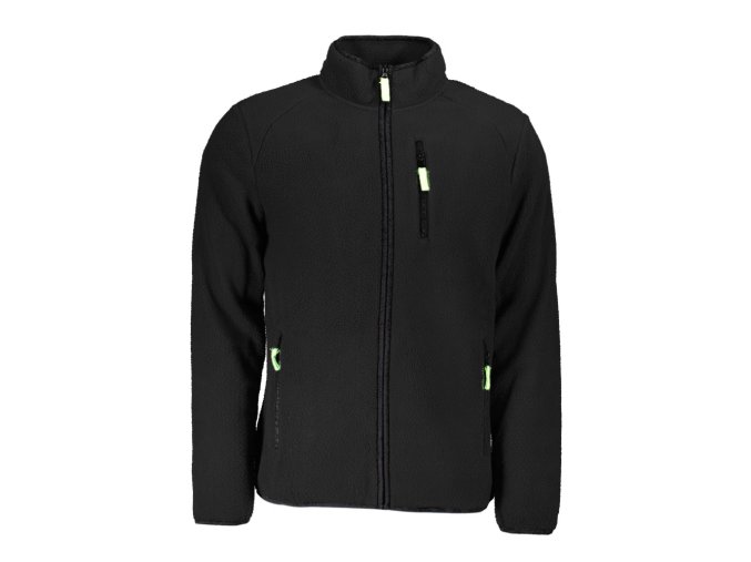 NORWAY 1963 Perfektná Pánska Mikina na zips Čierna (Veľkosť L, Farba čierna)