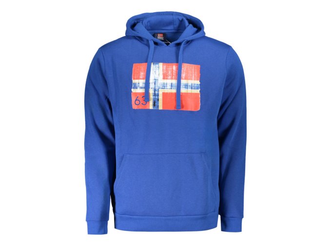 NORWAY 1963 Perfektná Pánska Mikina Modrá