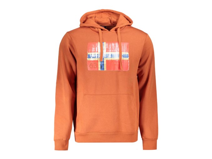 NORWAY 1963 Perfektná Pánska Mikina Hnedá