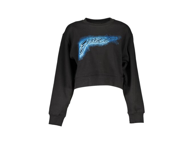 GUESS JEANS Perfektná Dámska Mikina Čierna (Veľkosť 2XL, Farba čierna)