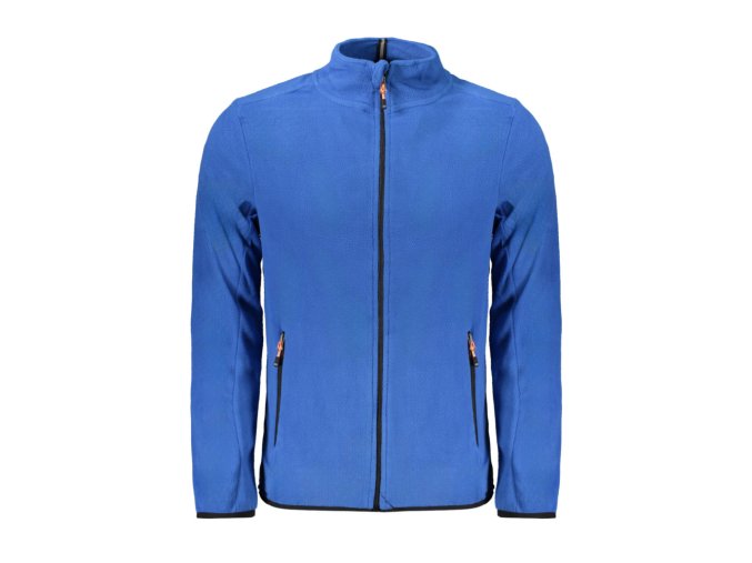 NORWAY 1963 Perfektná Pánska Mikina na zips Modrá (Veľkosť 2XL, Farba modrá)