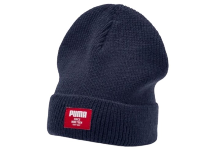 Pánska Zimná Čiapka PUMA Classic Rebrovaná Modrá (Veľkosť UNI, Farba modrá)