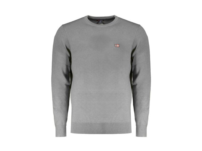 NORWAY 1963 Štýlový Pánsky Pulóver Šedá (Veľkosť 2XL, Farba šedá)