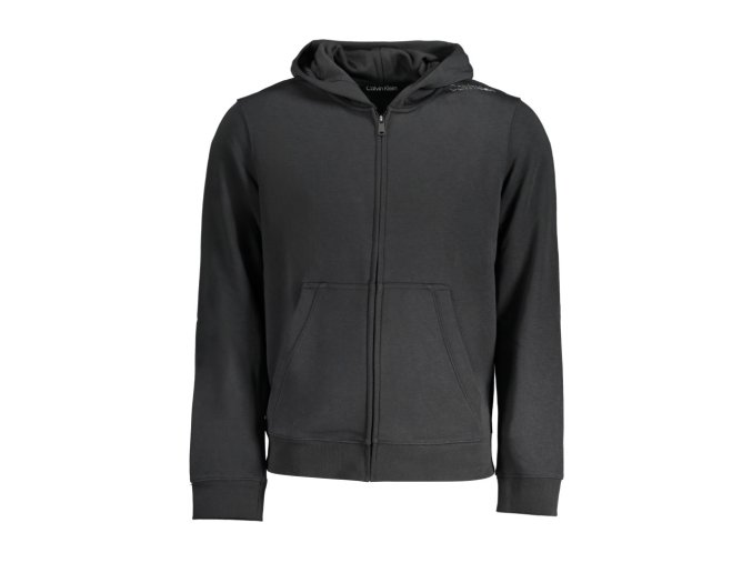 Calvin Klein Perfektná Pánska Mikina na zips Čierna