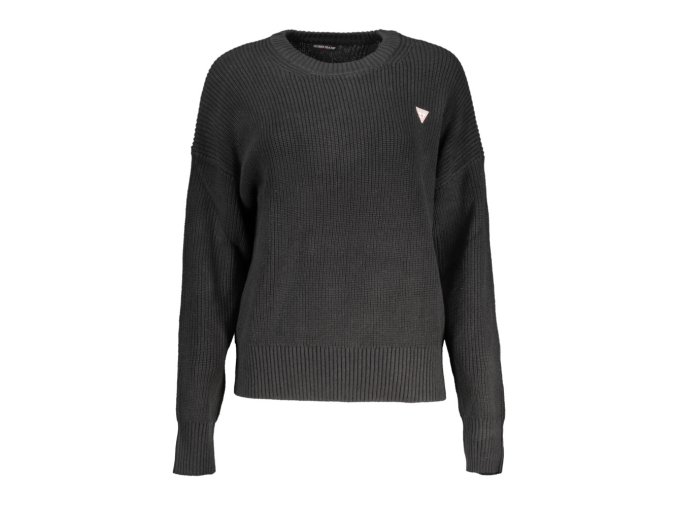 GUESS JEANS Štýlový Dámsky Pulóver Čierna (Veľkosť XS, Farba čierna)