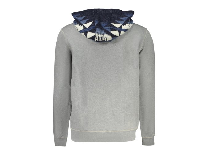 GUESS JEANS Perfektná Pánska Mikina Šedá (Veľkosť S, Farba šedá)