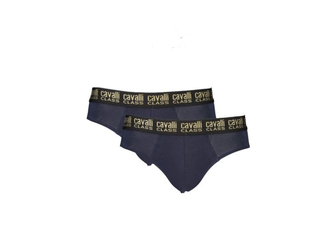 CAVALLI CLASS Perfektné Pánske Slipy Modrá