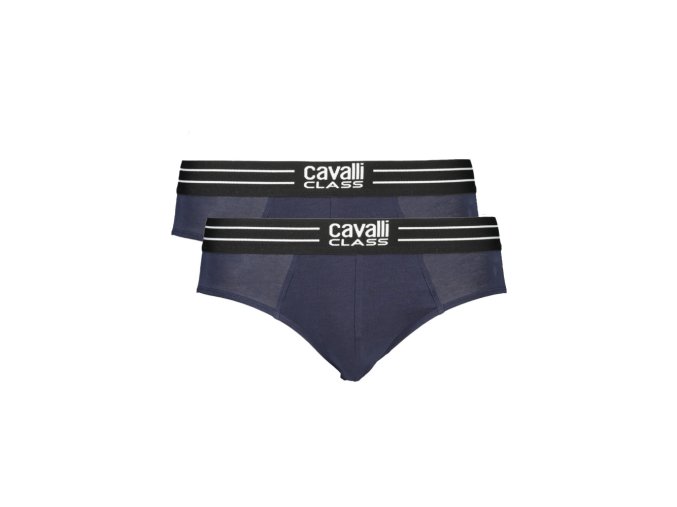 CAVALLI CLASS Perfektné Pánske Slipy Modrá