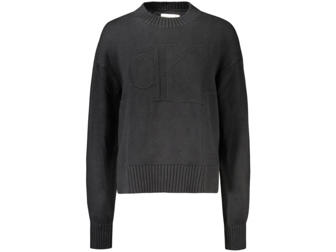 Calvin Klein Štýlový Dámsky Pulóver Čierna (Veľkosť XS, Farba čierna)